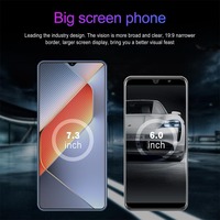 هاتف ذكي GT10 Pro الأصلي الأكثر مبيعًا بشاشة كاملة HD مقاس 6.6 بوصة وذاكرة وصول عشوائي 3 جيجابايت وذاكرة تخزين 64 جيجابايت يعمل بنظام أندرويد 9.0 مع خاصية فتح القفل بالوجه ويدعم شبكات CDMA 4G ونظام تحديد المواقع العالمي (GPS)