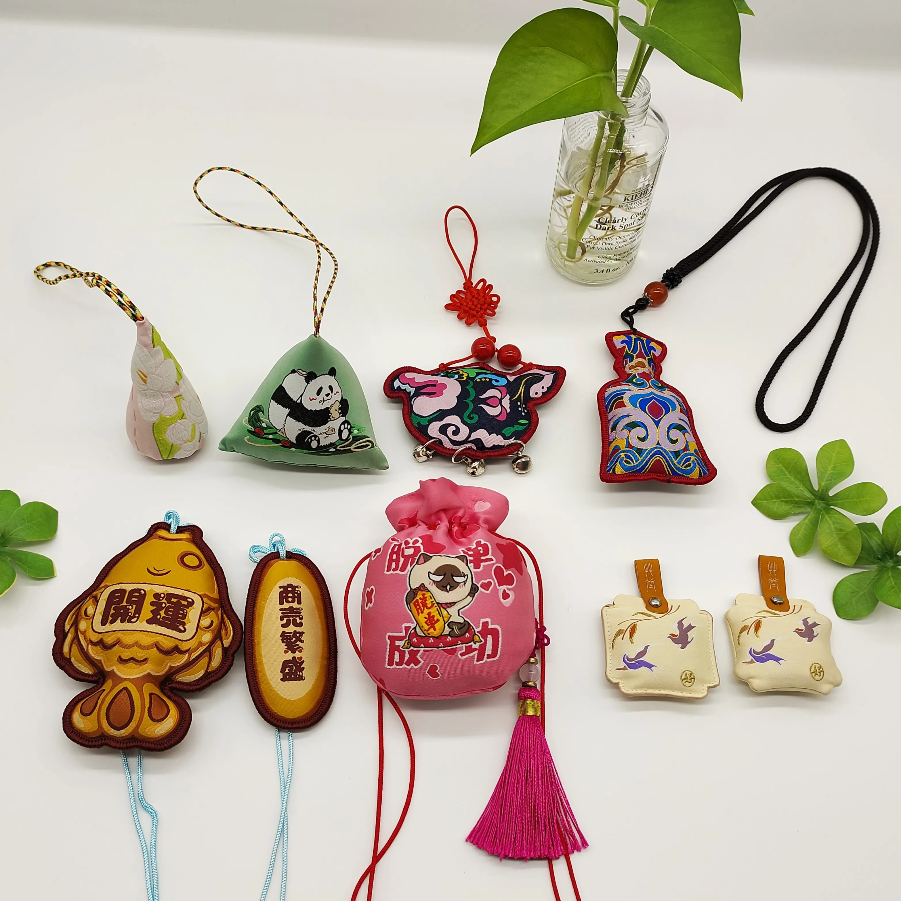 Fabrikant Custom Omamori Amulet Charme Lucky Sachet Tas Voor Economische Fortuin Fitness Gezondheidscarrière Onderwijs Liefde Gemengde Stijl