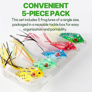 SWORDFISH Esca per rane con lama spinner, confezionata singolarmente, con fessura per il sangue rivolta verso l'alto, doppio amo, in plastica, bionica, artificiale, per spigola e pesca fluviale - Product Image 2