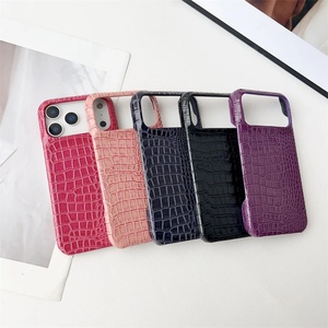 เคสโทรศัพท์หนัง PU ลายจระเข้ สำหรับ iPhone 17 16 15 14 13 12 11 Pro Max XS XR  แฟชั่น ป้องกันด้านหลัง - Product Image 3