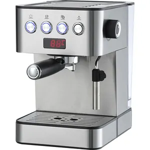 एस्प्रेसो कॉफी मशीन 20 बार एस्प्रेसो निर्माता कॉम्पैक्ट डिजाइन के साथ शक्तिशाली दूध Frother/भाप छड़ी