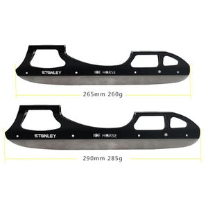 Patins à glace à cadre plat pour adultes en alliage d'aluminium aéronautique de fabrication industrielle, lame de hockey sur glace de 265 mm anti-oxydation et anti-corrosion - Product Image 3