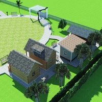 Cabines de maison en kit à ossature métallique économiques avec terrasse à louer, maisons de campagne écologiques, petites maisons en kit en Australie