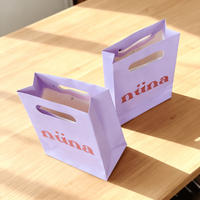 Sacs shopping en papier découpés à la forme avec poignée, personnalisables avec logo, pour emballage de cadres photo, autocollants et produits artisanaux – Vente en gros