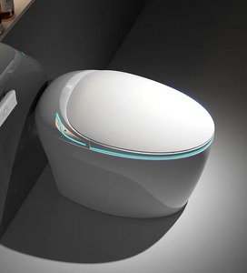 Высококачественная Автоматическая электрическая посуда, напольный унитаз для ванной комнаты, умный унитаз, Цельный унитаз с подогревом, умное биде - Product Image 5