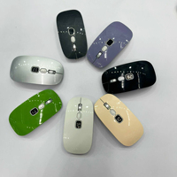 Ratón Óptico Inalámbrico USB de Modo Dual, Pantalla de Energía Inteligente, Silencioso, Tipo-C, Recargable, para Oficina y Computadora