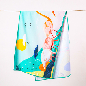 Customized Silicon Case Quick Drying Cool Towel Instant <b>Cooling</b> Microfiber Cool Towel - Product Image 1