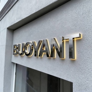 <b>Illuminated</b> Outdoor Advertising 3D Wall Letter Sign Shop Front Backlit Channel Letters Led Light Sign - Product Image 2