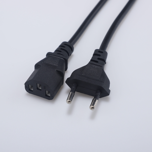 Fabrik EU Stromkabel Computer Bildschirm Thailand 2 Pin Stecker Netz kabel - Product Image 2