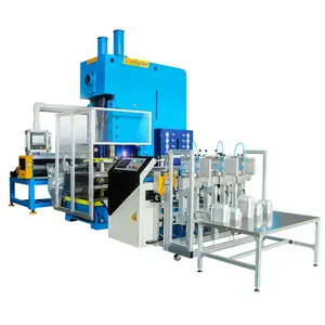 High speed automatic production of aluminum foil containers for food packaging machine