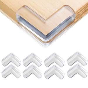 Protecteurs ronds transparents pour enfants meubles lit transparent pvc sécurité pour bébé <span class=keywords><strong>protection</strong></span> d'angle en pvc - Product Image 2
