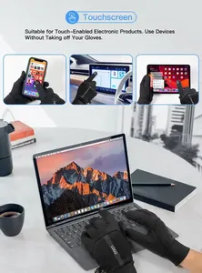 Calidad superior personalizado correr ciclismo al aire libre frío pantalla táctil calentamiento impermeable deportes de invierno guantes personalizar Logo al por mayor - Product Image 5