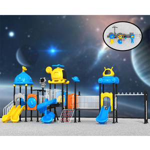 Nhà Máy Giá trẻ em sân chơi thiết bị máy bay trực thăng xuất hiện nhựa trượt vườn sân chơi ngoài trời cho trẻ em - Product Image 2