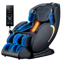 Fauteuil de massage corporel complet 3D SL Track à commande par application, avec fonction de balayage corporel, zéro gravité, chauffage, airbags, massage des pieds, OEM ODM, directement de l'usine