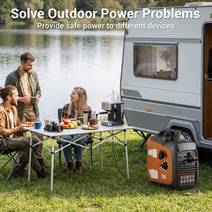 มีสินค้าในสต็อก เครื่องกำเนิดไฟฟ้าแบบพกพา 2000W 2.5kVA เงียบ ไร้เสียงรบกวน ระบบเฟสเดียว 2800W AC/DC 12V/24V ได้รับการรับรองมาตรฐาน EPA ความถี่ 60Hz - Product Image 5