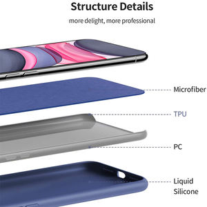 <span class=keywords><strong>เคส</strong></span>สำหรับ <span class=keywords><strong>Samsung</strong></span> S25 Ultra ผลิตจากซิลิโคนเหลว + PC + ไมโครไฟเบอร์  แบบเป็นมิตรต่อสิ่งแวดล้อม ป้องกันแรงกระแทก ป้องกันรอยนิ้วมือ - Product Image 6