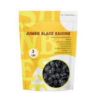 Sacs en plastique refermables pour raisins secs et fruits secs, avec impression de logo, résistants à l'humidité et aux odeurs, pour emballage alimentaire - Fabricant