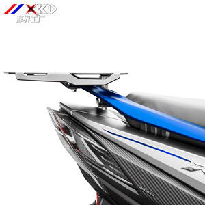 Porte-bagages arrière de moto robuste XKD adapté à une grande plate-forme de chargement pour le montage du boîtier supérieur et du porte-bagages pour <span class=keywords><strong>HONDA</strong></span> <span class=keywords><strong>RX125</strong></span> - Product Image 2