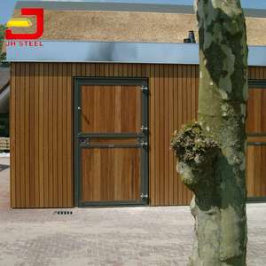 باب خشبي عالي الجودة لاسطبل الخيول مع حشوة من الخيزران، باب هولندي مزدوج متأرجح، باب منزلق للبيع - Product Image 5