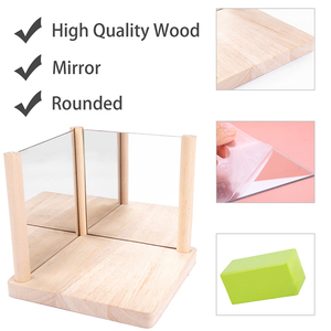 Gioco Educativo Montessori con Specchio e Blocchi Geometrici in Legno, Puzzle per Percezione Visiva e Pensiero Logico per Bambini - Product Image 3