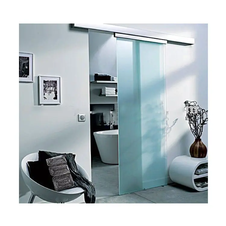 Modern soft closing puerta de aluminio interior aluminum glass sliding door