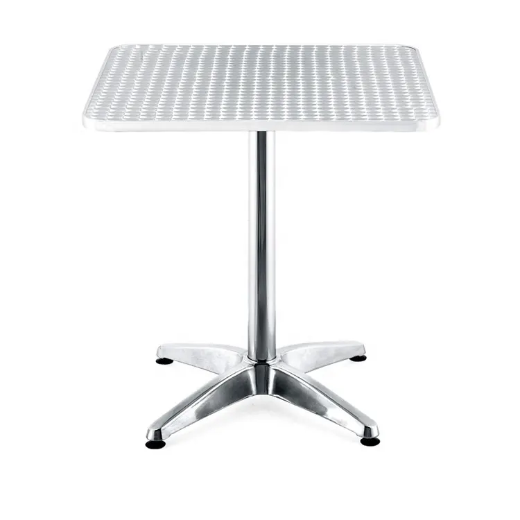 (SP-AT362) Moderne petit carré extérieur table balcon table en aluminium