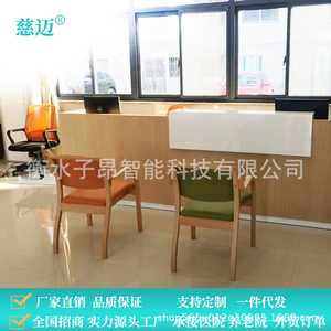 เก้าอี้โรงพยาบาลโครงไม้หุ้มเบาะสีส้มสำหรับสถานที่ดูแลผู้สูงอายุ - Product Image 2
