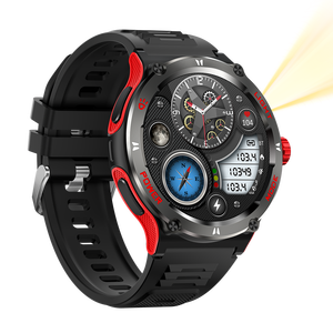 Reloj Inteligente Económico para Exteriores KT76 con Linterna Botón SOS Pantalla de 1.53 Pulgadas Batería de 500mAh Llamadas Natación Impermeable APP <span class=keywords><strong>Dafit</strong></span> - Product Image 2
