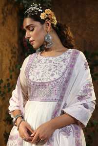 ชุดเดรสสไตล์อินเดียชุดเดรสสำหรับปาร์ตี้ชุดเดรส2023สไตล์อินเดียแบบดั้งเดิม - Product Image 3