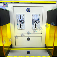 Machine à griffes à 2 postes, thème Galaxie, machine d'arcade multijoueur, distributeur de cadeaux pour zones à fort trafic