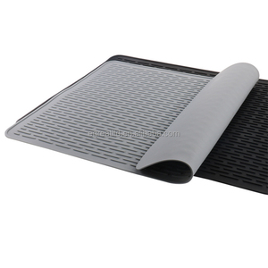Tapis isolant thermique en silicone à séchage rapide, essentiels de cuisine, dessous de plat/support de casserole en silicone de qualité alimentaire pour la table à manger à la maison - Product Image 1