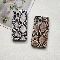 Luxe 3D Relief Sexy python peau de serpent étui de téléphone en cuir dur pour iphone 11 12 13 14 7 8 Plus X XS XR MAX 11 Pro