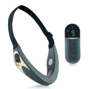 เข็มขัดยกกระชับใบหน้ารูปตัววี ลดเหนียง ลดแก้ม ด้วยไมโครเคอร์เรนท์และระบบสั่นสะเทือน เครื่องนวดหน้า ยกกระชับผิวหน้า สำหรับใช้ในบ้าน - Product Image 2