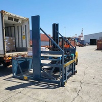 Plateforme de déchargement mobile OEM JINMEITE sur mesure, rampe de quai hydraulique électrique en acier, hauteur et largeur personnalisables, directement de l'usine