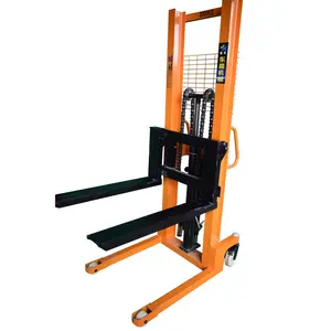 Semi electric pallet forklift 1 ton 2 tons manual hydraulic forklift manual pallet stacker