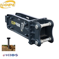 HOPE SB40 Kompakter Hydraulikhammer-Anbau für Baggerlader CE ISO Zertifiziert Hohe Qualität 24/7 Support Gebraucht Urban