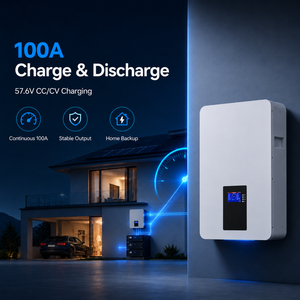 Batterie domestique murale 5 kWh LiFePO4 pour stockage d'énergie solaire, design fin et compact pour appartement, garage, local technique - Product Image 4