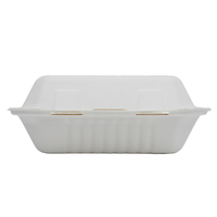 Assiette jetable canne à sucre pâte de bagasse biodégradable et jetable canne à sucre à clapet canne à sucre jetable