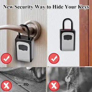 Secure External Password Storage Padlock Combination Lock Key Safe Key Box Lockbox For Keys