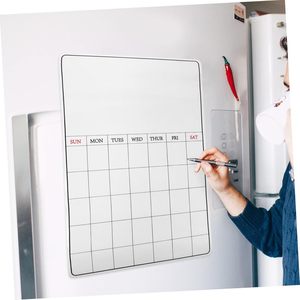 Monthly Weekly Calendar Refrigerator Magnet Dry Erase Fridge Calendar Magnet for Promotional Gift