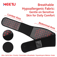 Ceinture de thérapie par lumière rouge sans fil OEM/ODM, 660nm 850nm, infrarouge, LED chauffante, vibration, rechargeable