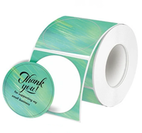 Rouleaux d'étiquettes autocollantes en papier thermique pour Phomemo M110 M200 M220 M221 Mini imprimante de poche fabricant d'étiquettes Style de texture 50*50 rond