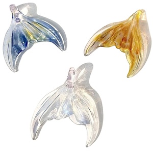 Handmade Glass Craft Delicate Glass Jewelry ColorComfortable Necklace Pendants Durable Design Glass Craft