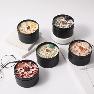 Bougie parfumée artisanale non toxique à la cire de soja, énergie nettoyante, Palo Santo, cèdre, sauge blanche, lavande, mariage, Ramadan, Pâques, LANJO - Product Image 3