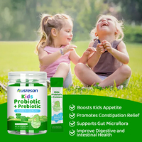 Ausreson OEM Poudre de boisson probiotique et prébiotique végétalienne pour la digestion et la santé intestinale, suppléments probiotiques et prébiotiques pour enfants