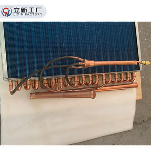 Evaporador de Tubo de Cobre de Fábrica Lixin, Serpentín de Enfriamiento Industrial, Intercambiador de Calor Refrigerado por Aire de Ahorro Energético - Product Image 1