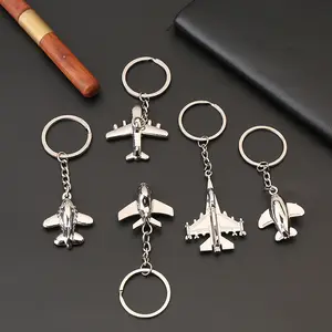 주문 로고 창조적인 비행기 기념품 항공 항공기 Keychains