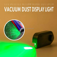 Aspirateur à poils de chien avec affichage de la poussière, lampe LED USB verte pour aspirateur, brosse pour sols et tapis, pièces détachées et accessoires