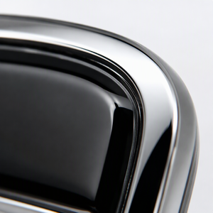 Emblème de <span class=keywords><strong>voiture</strong></span> <span class=keywords><strong>en</strong></span> plastique ABS noir brillant <span class=keywords><strong>en</strong></span> forme de <span class=keywords><strong>V</strong></span> 3D chromé, prêt à l'emploi, pour décoration extérieure - Product Image 3