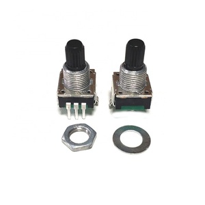 Interruptor Codificador Rotatorio Incremental con Mango Metálico EC12, Interruptor Vertical y Codificador Rotatorio PEC12 - Product Image 1